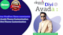 do wordpress theme customization,  divi theme customization, divi  expert