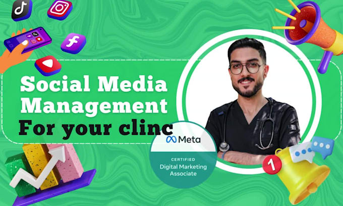 manage all social media accounts for your clinic