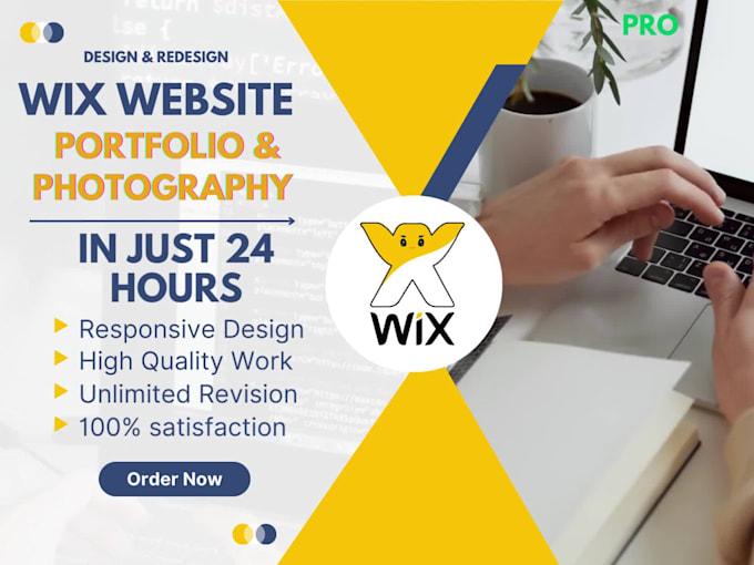 design, redesign wix photography and wix portfolio website