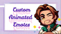 create custom animated emotes for twitch, kick or discord