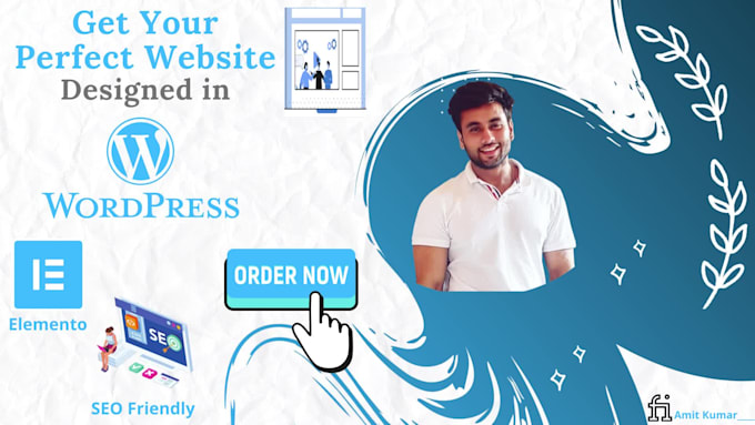 setup modern wordpress website design or blog design