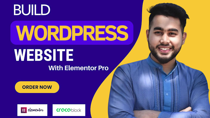 build dynamic wordpress website by crocoblock, elementor, bricks, gutenberg