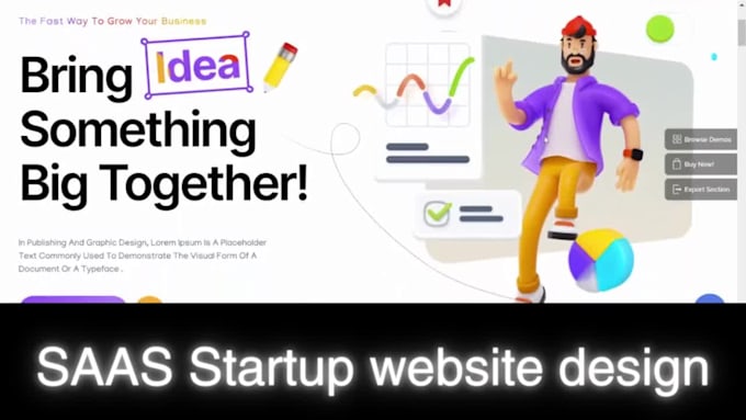design wordpress landing page, single page website, nft landing page