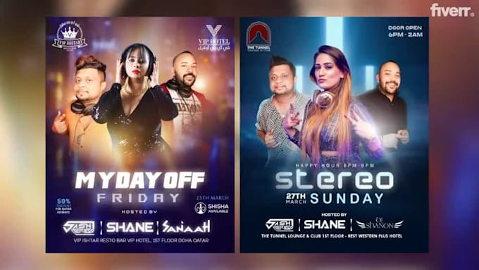 design event, bday, club, dj, party, poster, hiphop, flyers