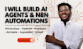 do ai agents n8n automations n8n workflow ai chatbots CRM workflows ai website