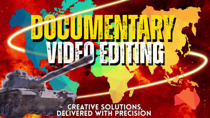 do german documentary video editing for youtube channel