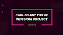 work on indesign with interactive accessibility