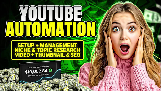 make top 10 cashcow videos, faceless videos and youtube automation channel