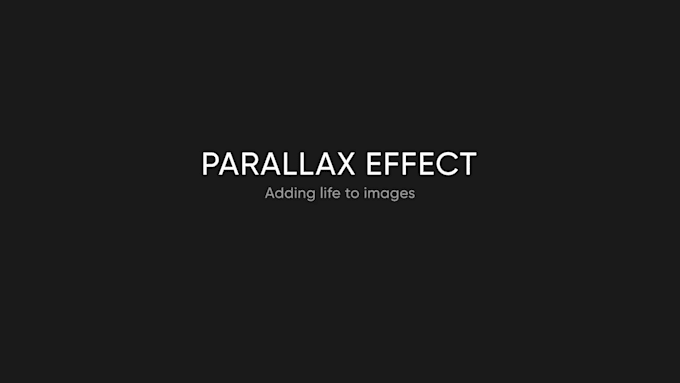 create a parallax video from your image