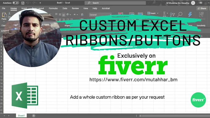 create a custom ribbon with buttons for microsoft excel 365