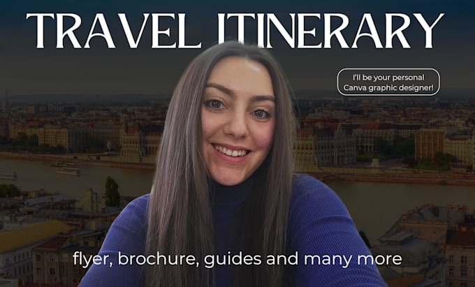 design your personalised travel itinerary in canva