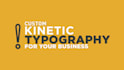 create kinetic typography and motion graphics animation