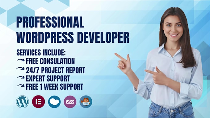 develop business website in wordpress