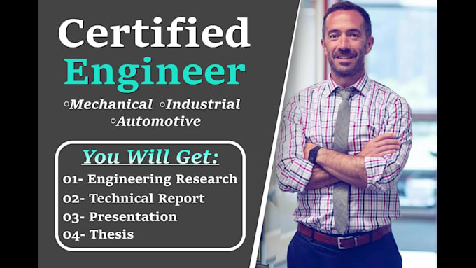 write an automotive, industrial or mechanical engineering technical research