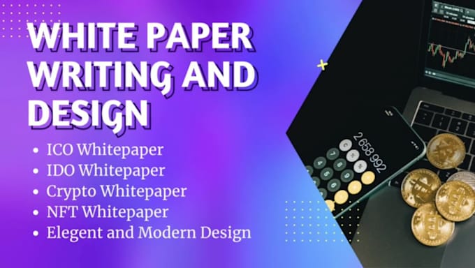 originate and design crypto white paper, ico white paper