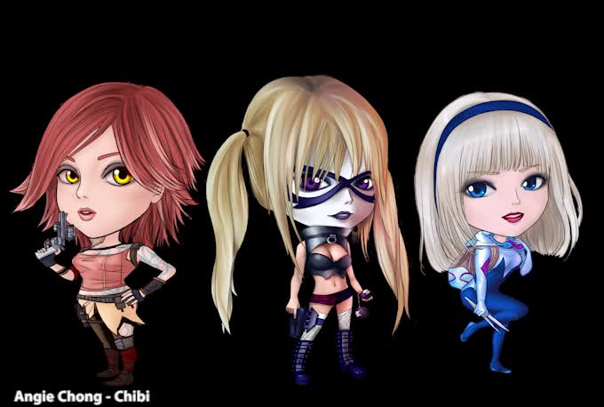 draw detailed adorable chibi for you