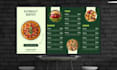 design modern bar cafe pubs restaurant menu and digital menu