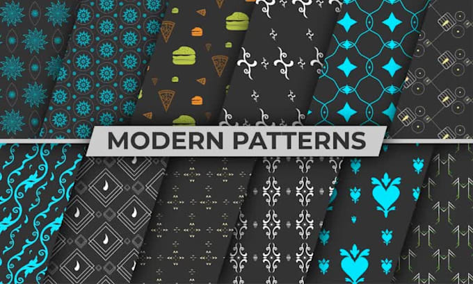 design unique textile pattern and repeat pattern design