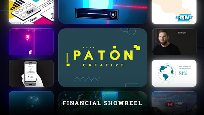 animate a finance, fintech or payment motion graphic video