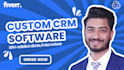develop a custom CRM or erp software with an admin panel