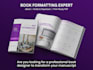 format your book for amazon KDP, kindle, print and ebook