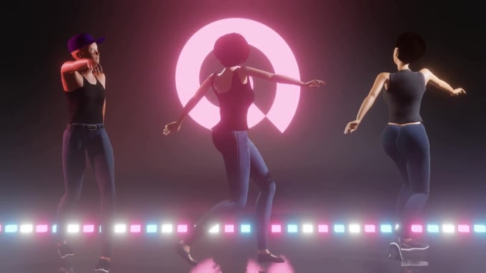 Create a 3d animated music and dance video by Delaliebrown | Fiverr