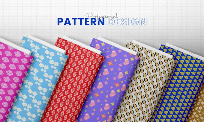 design seamless patterns for fabric and packaging