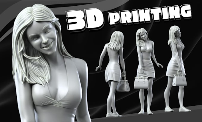 sculpt high quality 3d characters and statues for printing