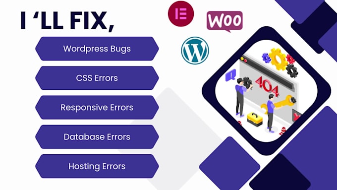 fix wordpress issues and bugs promptly