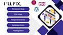 fix wordpress issues and bugs promptly