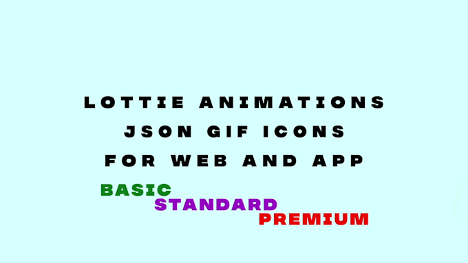 create a lottie json animation from your vector file for the web or app