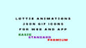 create a lottie json animation from your vector file for the web or app