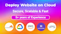deploy website on AWS, hostinger, vps, google cloud or cloud computing