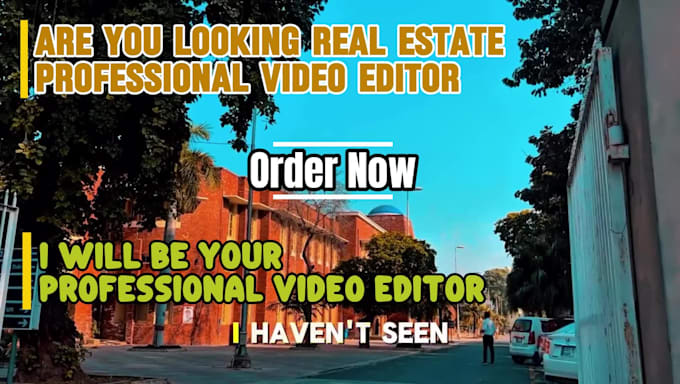 do professional real estate video editing