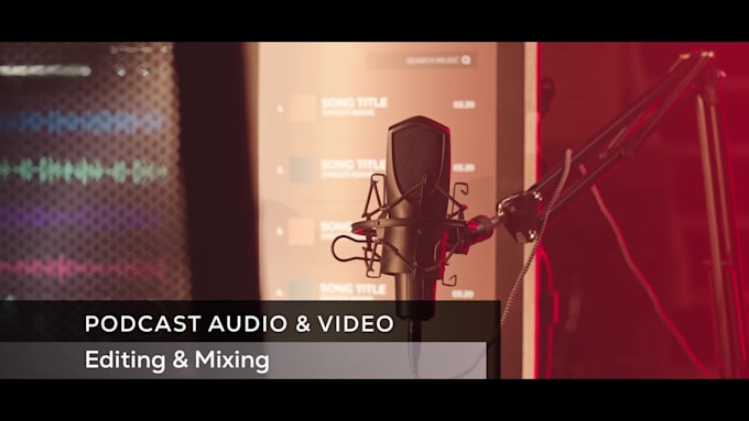 do podcast video editing, intro and shorts