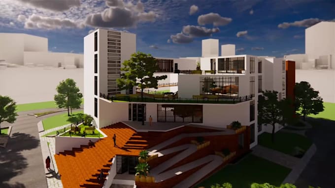 3d exterior design 3d animation 3d rendering 3d architectural design
