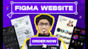 design figma website, figma design website, figma landing page, website mockup