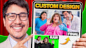 design custom youtube thumbnails with strong visual concept