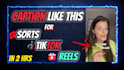 edit engaging caption like alex hormozi