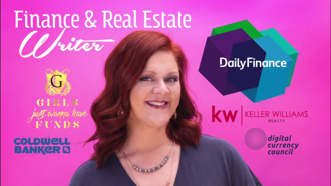 write real estate and finance content