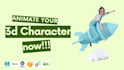 create animation using your 3d character