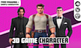 create 3d game character and stylized character modeling, rigging and animation
