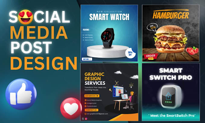 Create eye catching product social media post using canva by Zain ...
