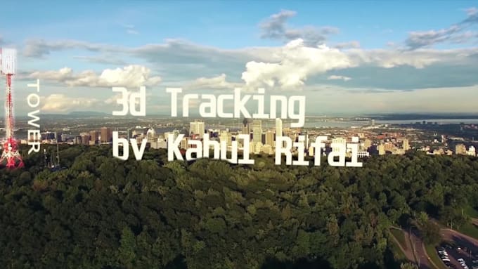 do 3d camera and motion tracking and put 3d or 2d graphics