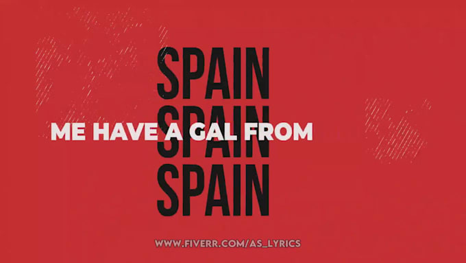 create pro stunning animated lyric video in 24 hr