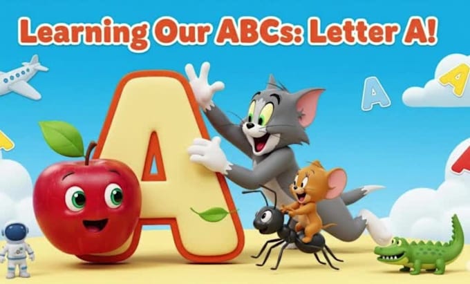 create fun, engaging kids videos with colorful animation and voiceover