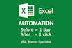 automate your daily excel tasks by vba macros, visual basics coding