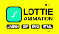 create lottie animation and svg animation for any platform