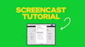 create a screencast tutorial for your software or saas