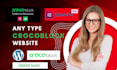 clone dynamic website using crocoblock, jet engine,elementor